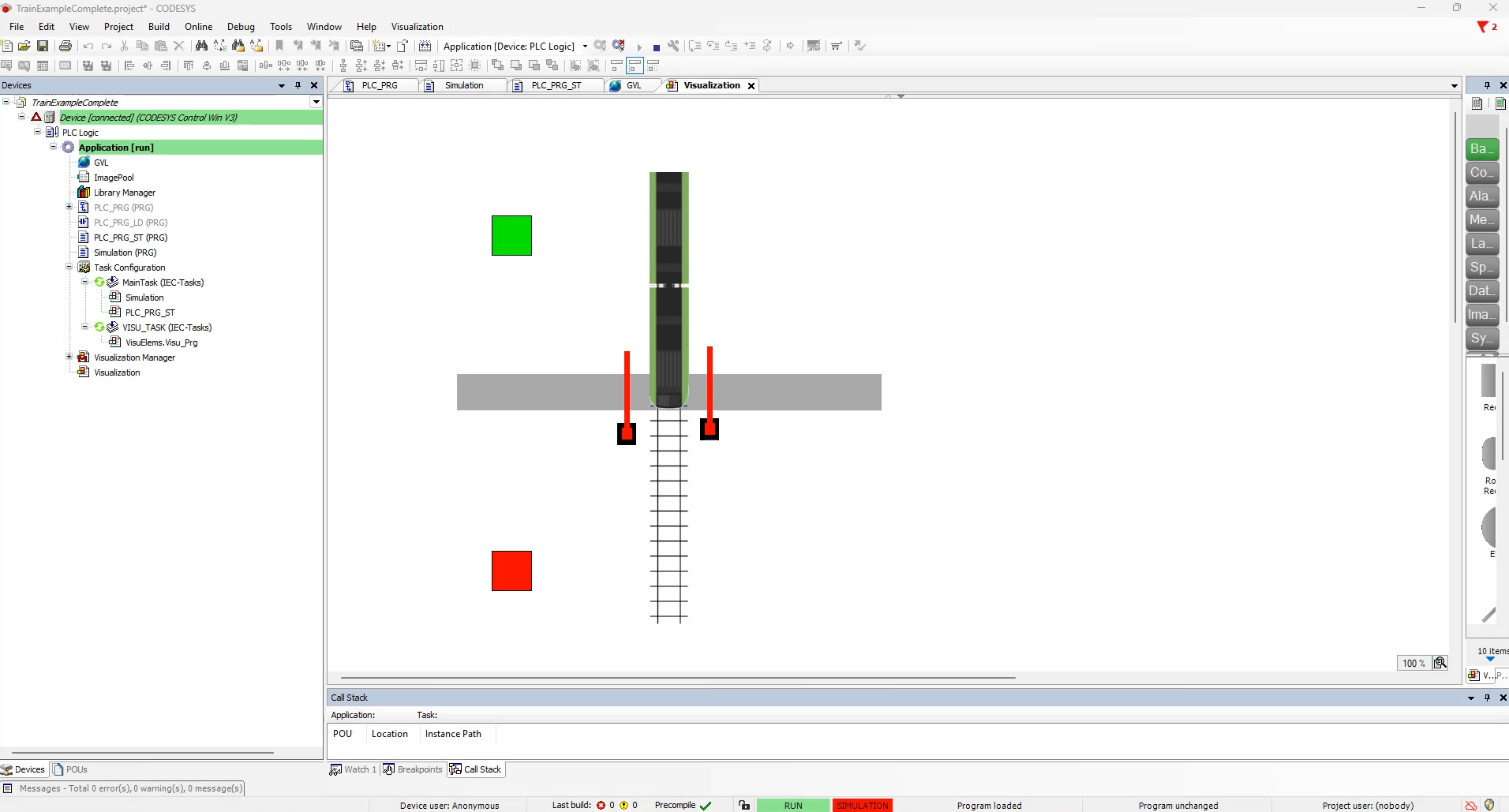 Train Level Crossing Simulation project preview